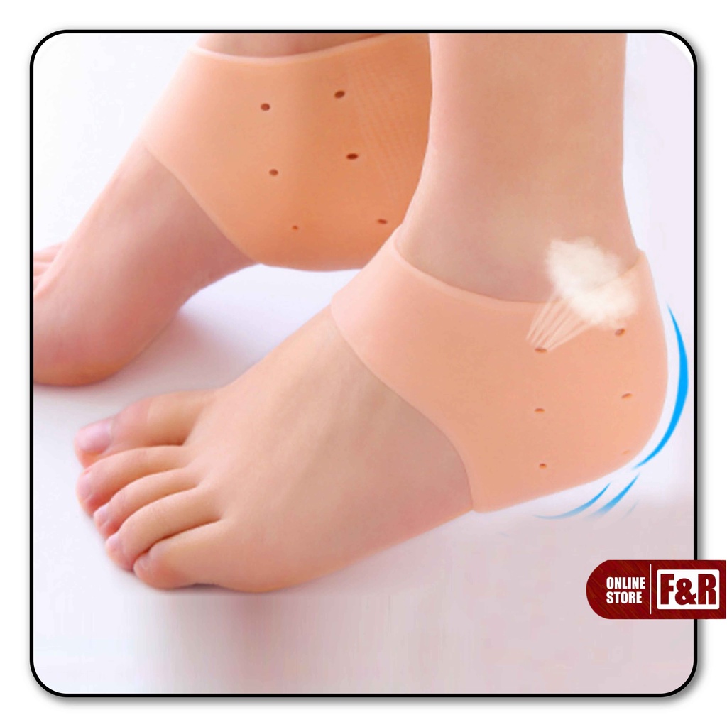 Bantalan Pelindung Tumit Anti Lecet Kaus Kaki Silikon Lembut Aksesoris Sepatu Heels