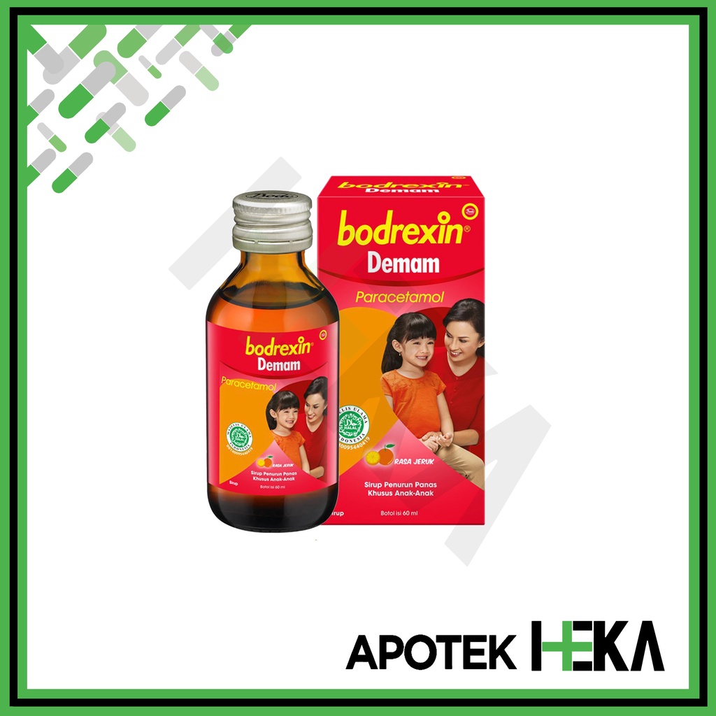 Bodrexin Demam Sirup Paracetamol Penurun Panas Rasa Jeruk 60 ml (SEMARANG)
