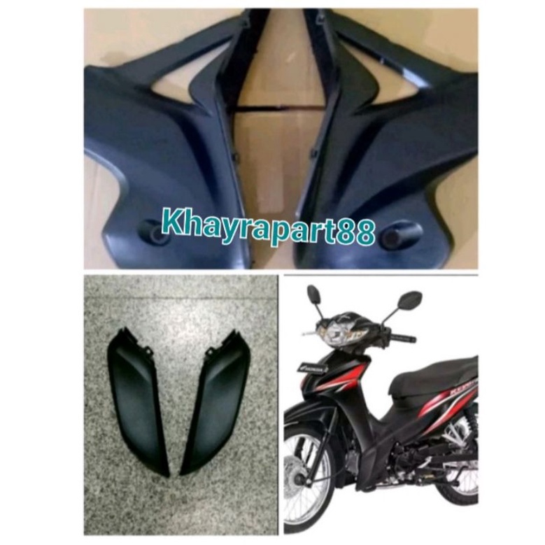 Sayap bawah revo fit + sambungan tameng revo fit karbu