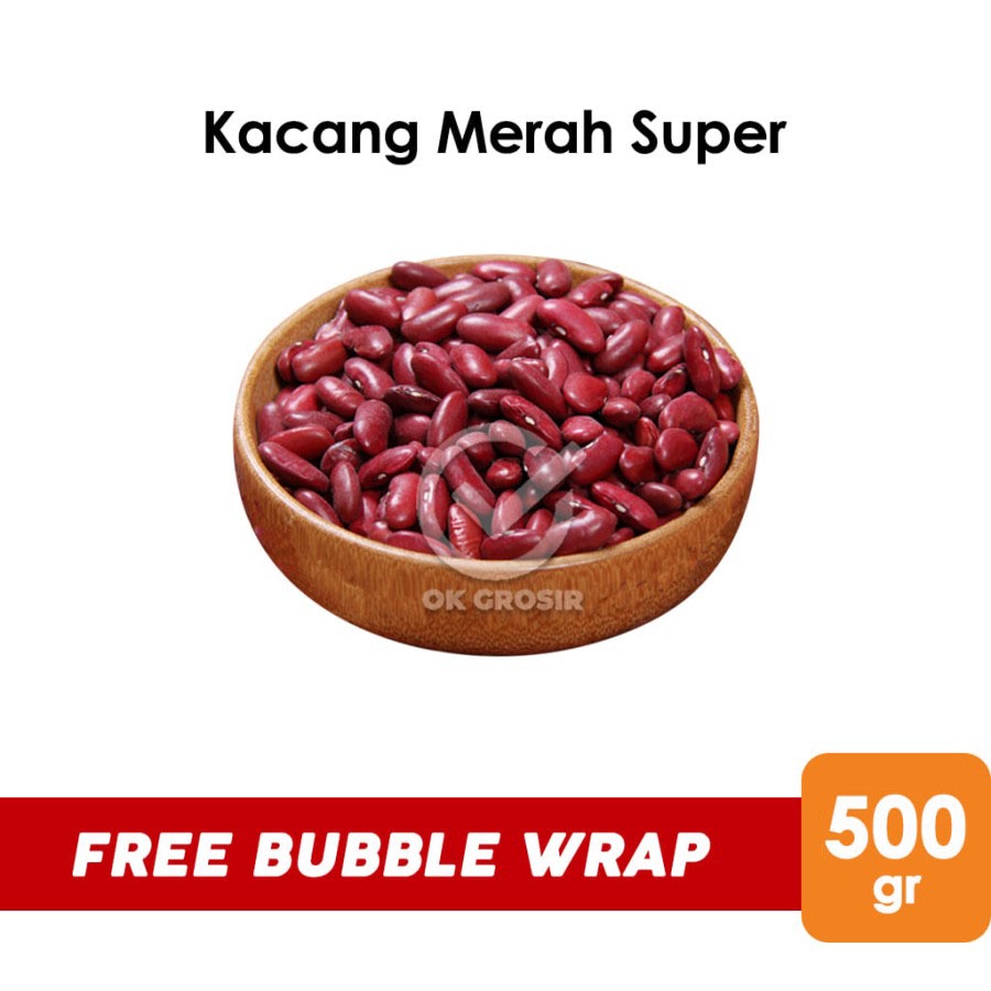 

Kacang Merah Super / Red Bean Grade Super (500 gr)
