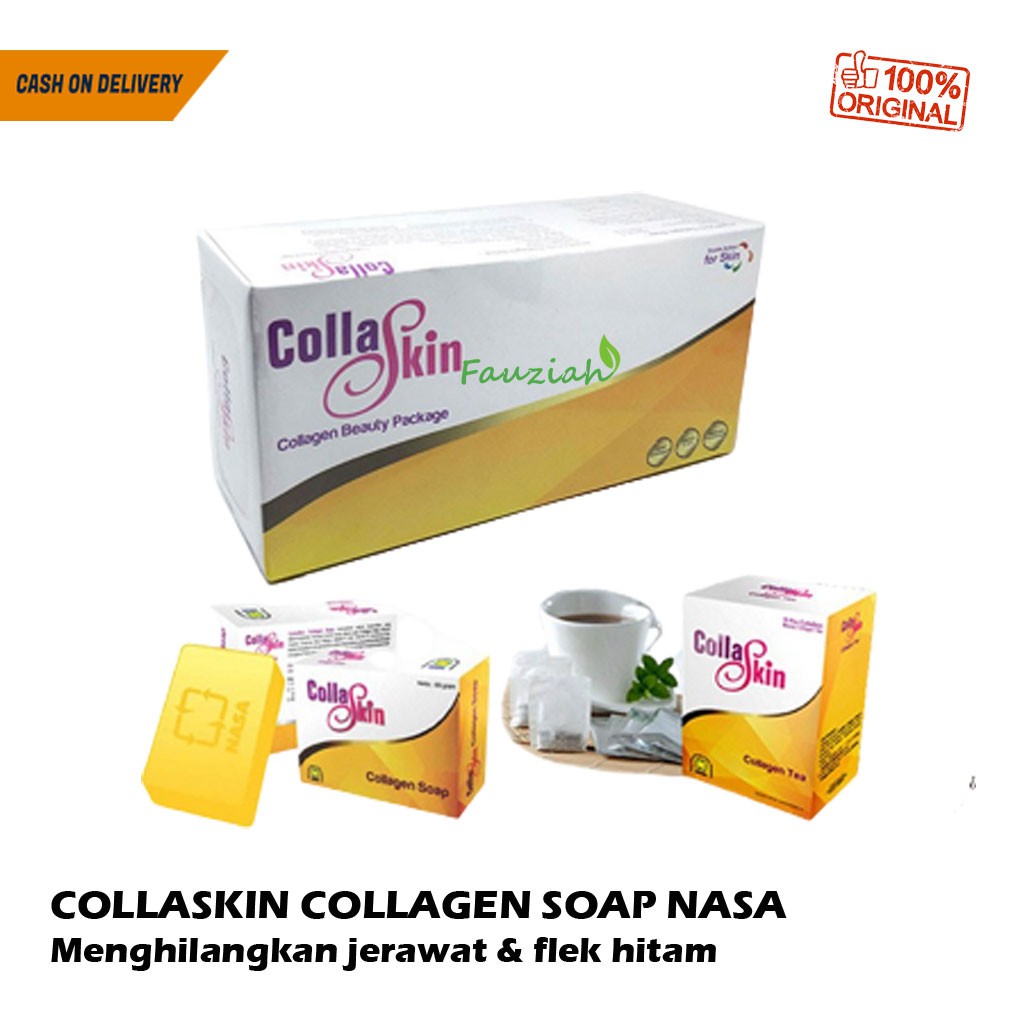 Collaskin Nasa Collagen Skin Care Pemutih Kulit Paket