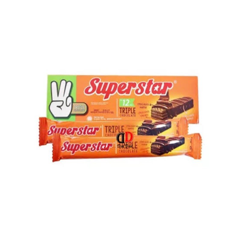 

wafer superstar coklat