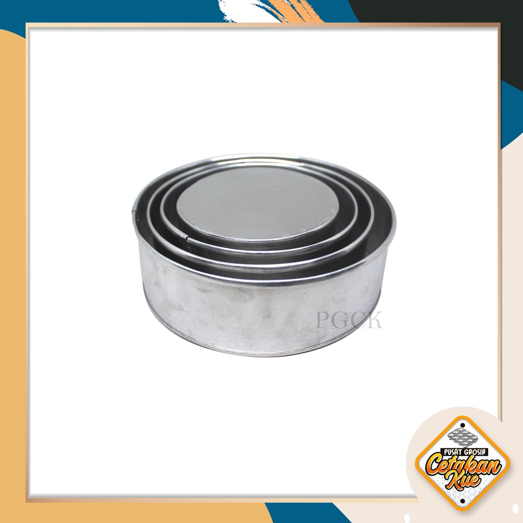 PGCK Loyang Bulat 10,12,14,16cm Tinggi 5cm