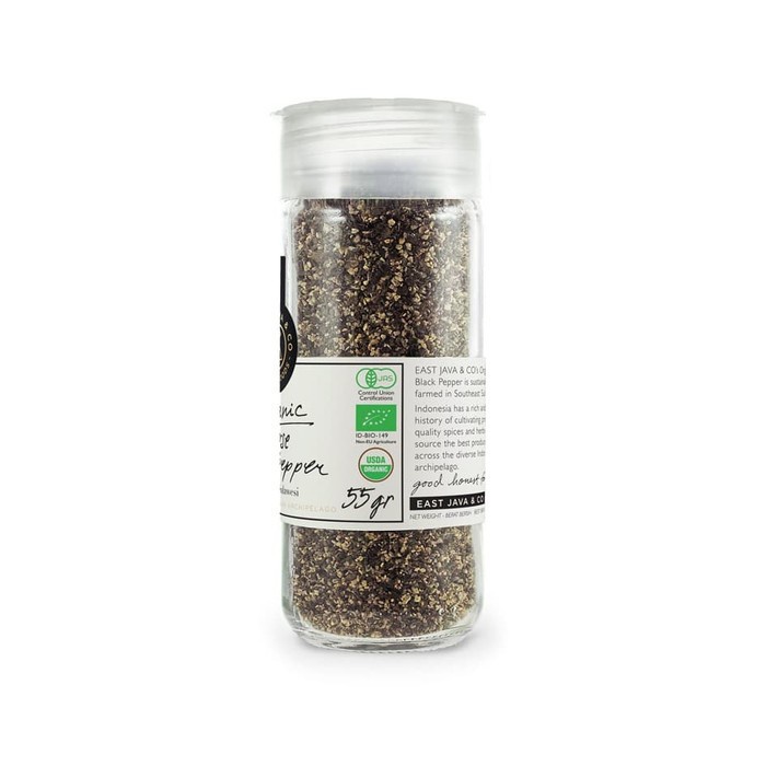 

East Java & Co Organic Coarse Black Pepper - 55g (Lada Kasar Organik)