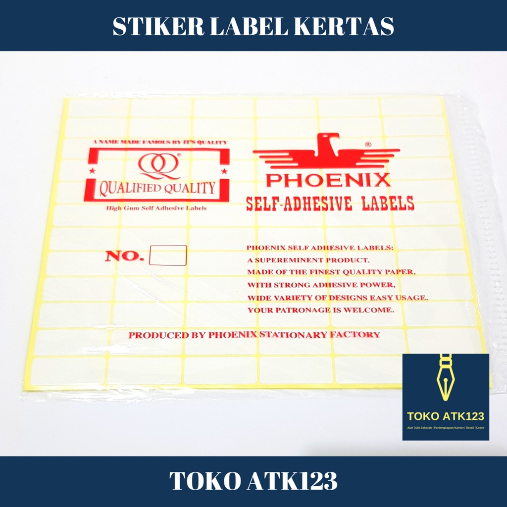 Stiker Labels Kertas / Label Harga / Label Nama Undangan