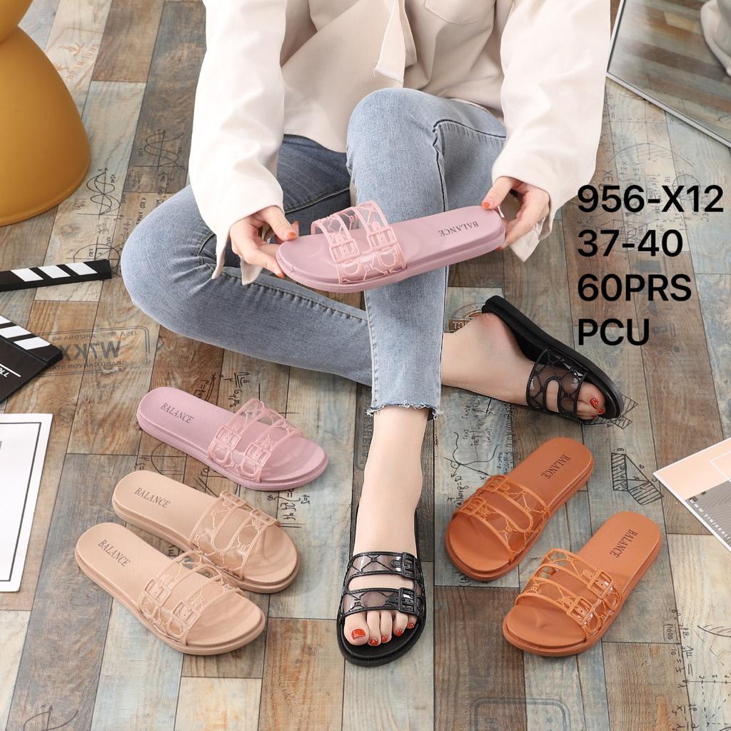 SANDAL JELLY WANITA / SANDAL KOKOP BAN 2 BALANCE 956-X12