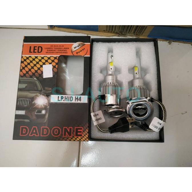 Sepasang Led H4 6000k putih merk Dadone