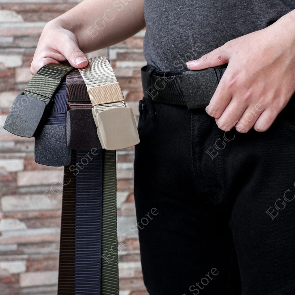 IKAT PINGGANG NYLON CANVAS ANAK-REMAJA / ANTI METAL DETECTOR - DSN-315