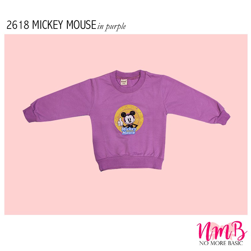 Kids Sweater 2618 Mickey Mouse - Baju Lengan Panjang Anak