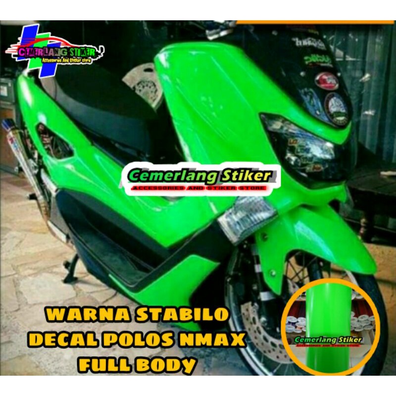 Decal, Nmax new/old Full Body Hijau stabilo