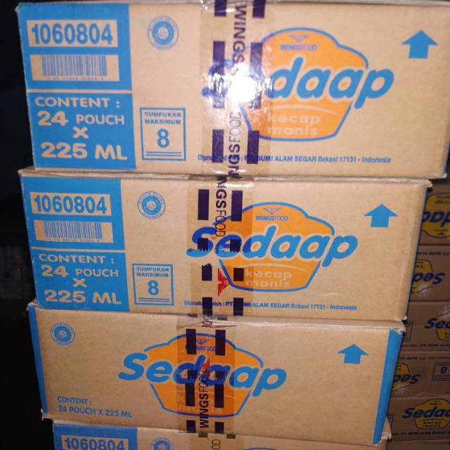

Kecap Sedaap 225 ml isi 24 pouch / KARTON