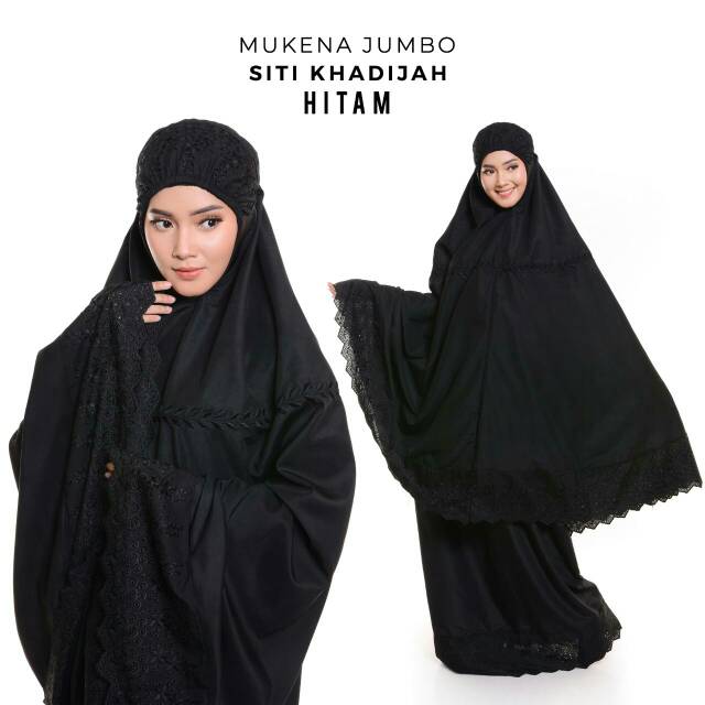 PUSAT MUKENA TASIK - MUKENA DEWASA KATUN BORDIR JUMBO SITI KHADIJAH