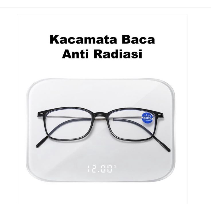 Kacamata Baca Lensa Plus Anti Radiasi Anti Blue Light +1.00 s/d + 4.00 GR 3081 Indoberkah88