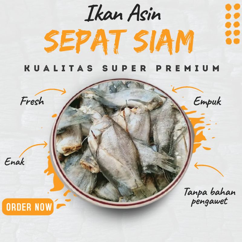 

Ikan Asin Sepat 1kg Kualitas Super Premium Kemasan Non Vakum