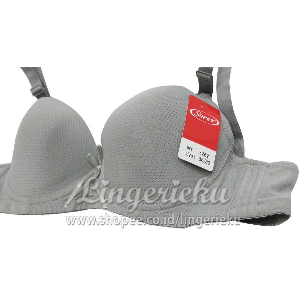 Sorex 3262 BH Bra Wanita Extra Comfort Berkawat Kait 3 Busa Tipis Cup Besar