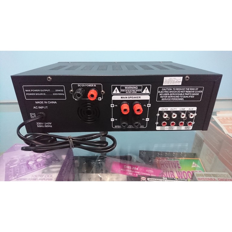 POWER AMPLI PROFESIONAL KARAOKE FIRSTCLASS FCA386 BLUETOOTH Mp3 Usb