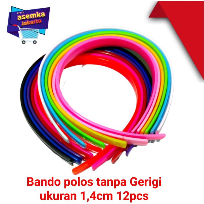 Bando tanpa gerigi polos Bando DIY isi 12pcs