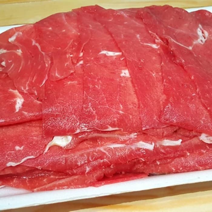 

Daging Sapi AUS Wagyu Topside MB4-5 Yakiniku 150-180gr