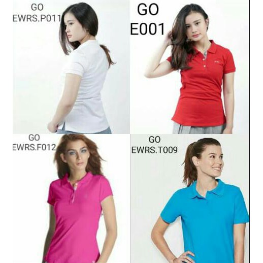 gof BAJU POLO CRESSIDA EWSR Kaos Polo Cewek