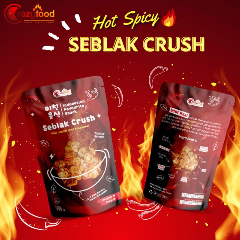 

SEBLAK CRUSH BY CRAZY FOOD || DISTRIBUTOR RESMI‼️