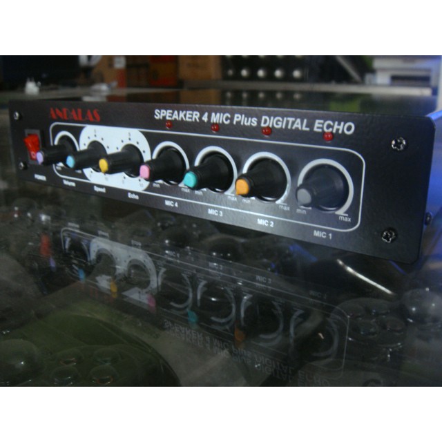 MIXER 4 MIC DIGITAL ECHO (COCOK UNTUK KARAOKE)