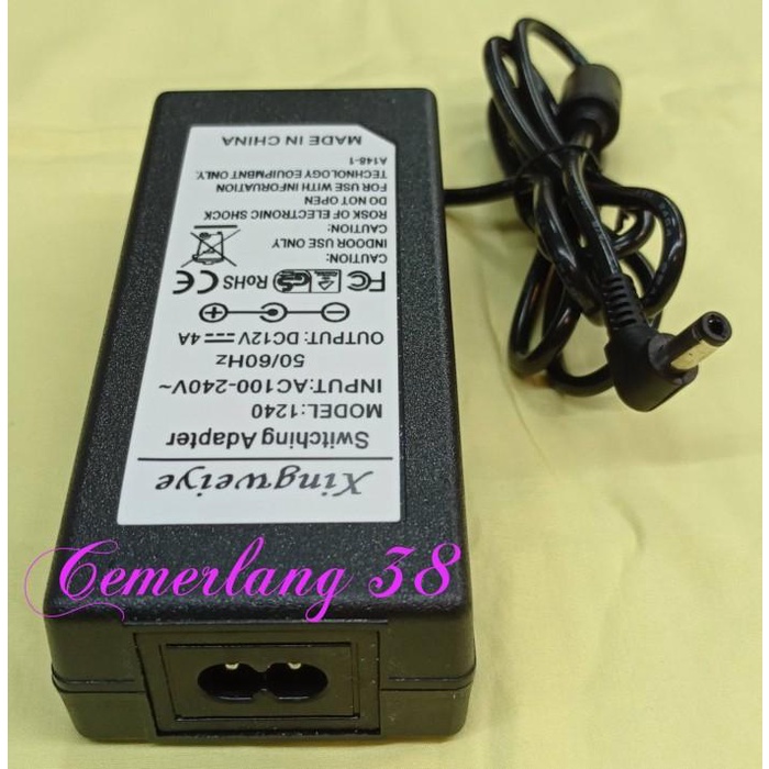 Switching Adaptor - Switching Power Supply Plastik 12V 4A