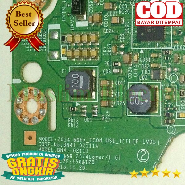 Tcon LED TV Samsung UA 32H5100