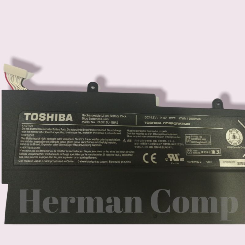 Original Baterai Toshiba DynaBook R632 R632/F R632/G R632/H Series