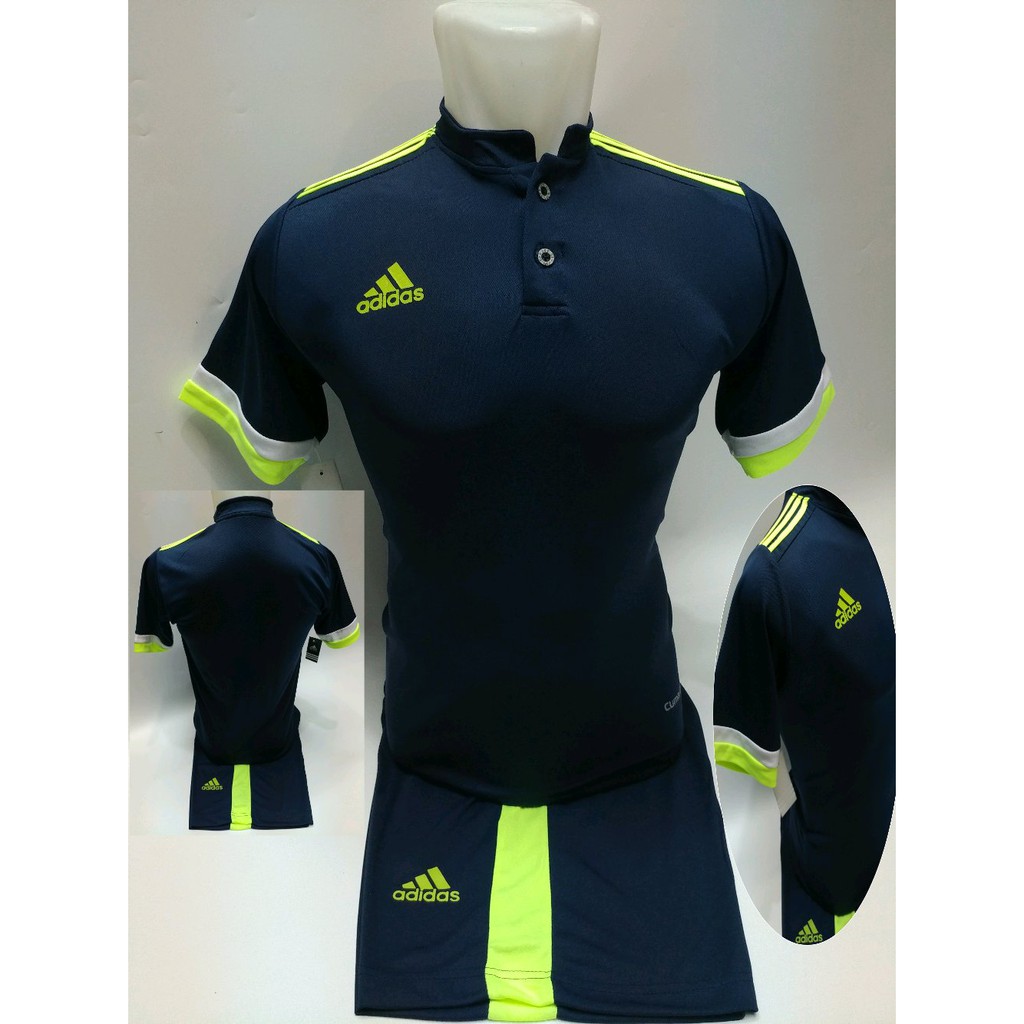 Setelan futsal MU kerah dongker-seragam futsal-kostum futsal-baju futsal-jersey futsal-jersey bola