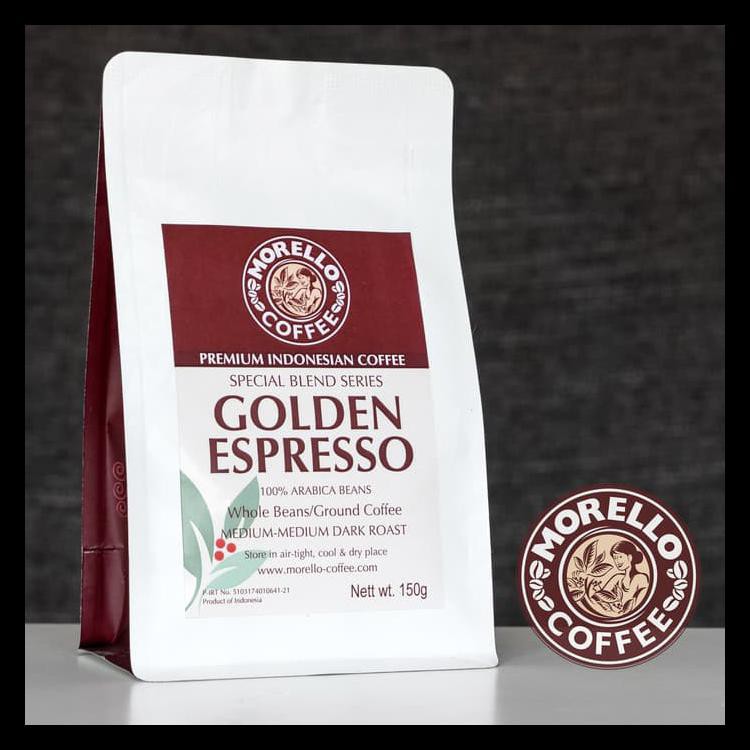 

Morello Coffee/Golden Espresso/ Arabica/ Premium/ Kopi Bubuk/Kopi Biji Cuci Gudang