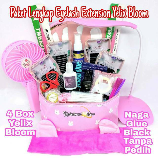 Paket Lengkap Eyelash Extension Yelix Bloom