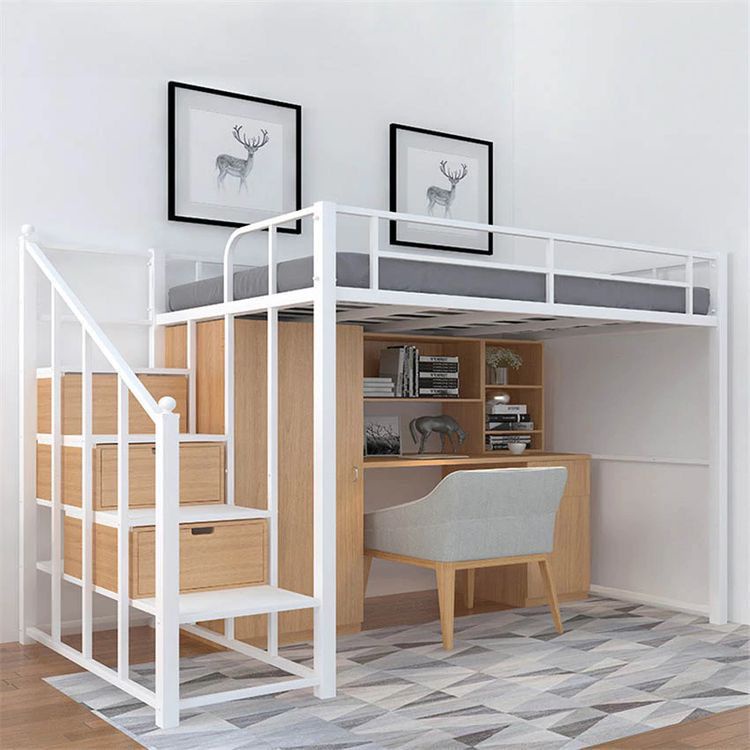 Loft bed besi ranjang tempat tidur minimalis dipan divan besi variasi set kamar