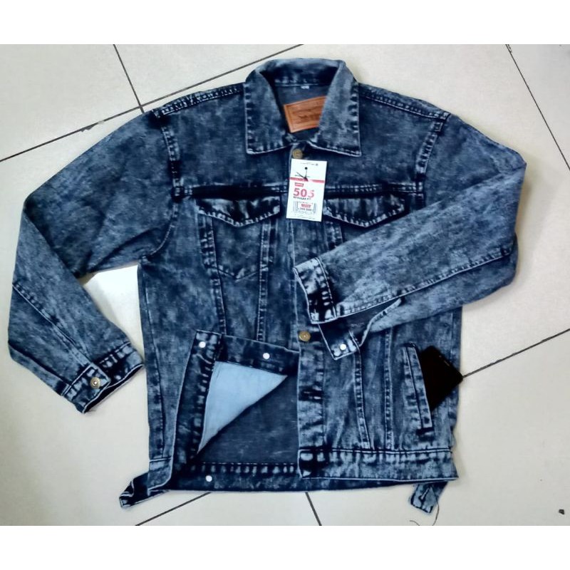 JEKET jeans WOS PRIA✓ jeket jeans pria