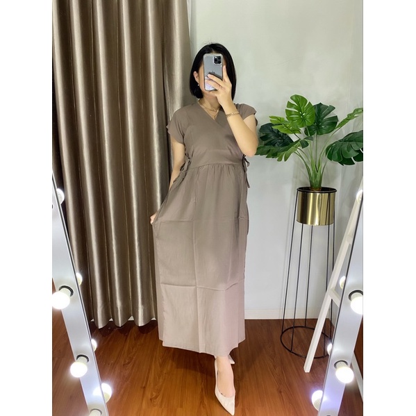 DASTER KIMONO PANJANG - DASTER KIMONO RAYON KEKINIAN BUSUI FRENDLY - TERSEDIA JUMBO