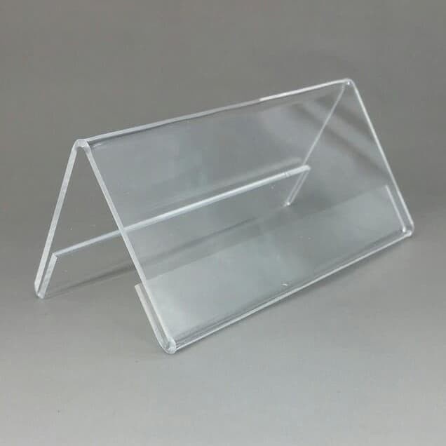 

Gilaa!!! 10X30 Cm Papan Nama Meja/Name Plate/ Acrylic Display Name Tag /Akrilik Bagus