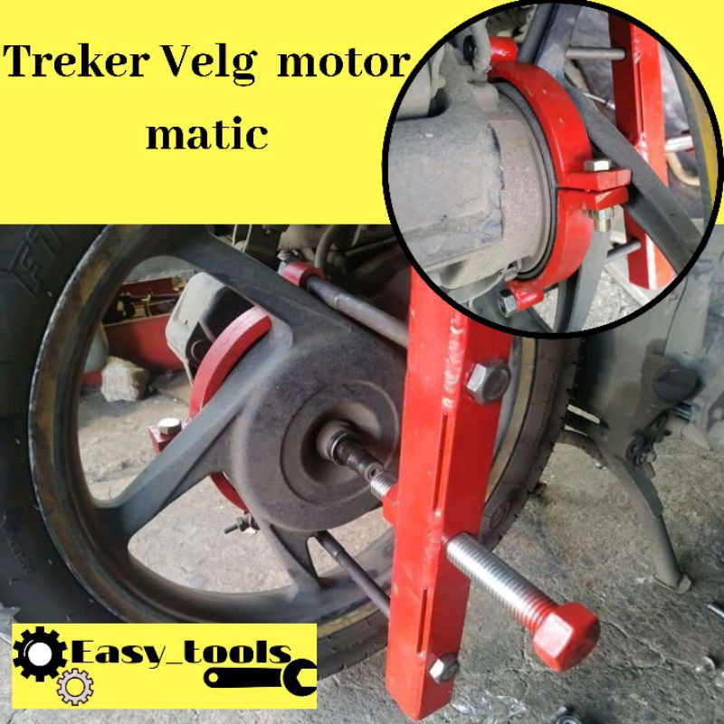 Treker pelepas roda belakang motor matic