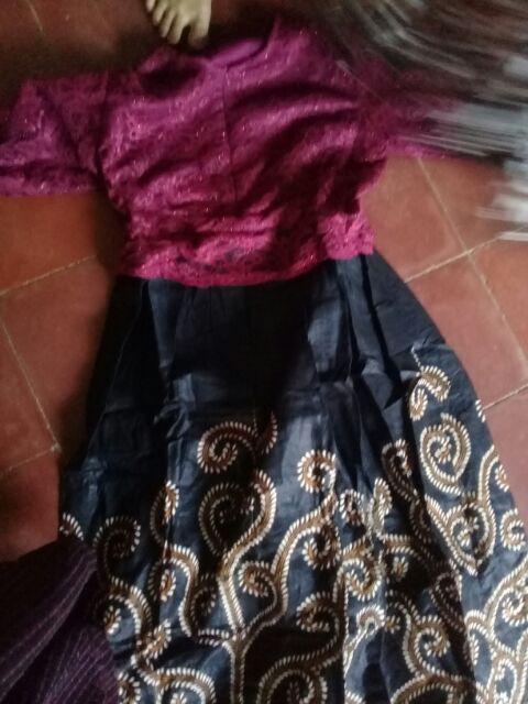 6 Warna Syahrini Barack Couple Kebaya Batik Pesta Nikahan Kondangan Brocade Brokat Brukat Bruklat