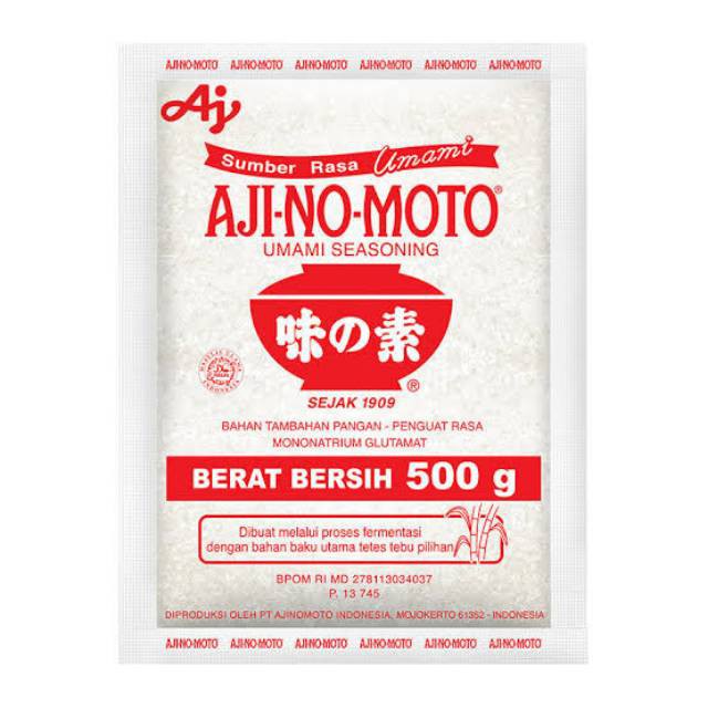 

Ajinomoto Micin Penyedap Rasa Vitsin Vetsin 500 Gr