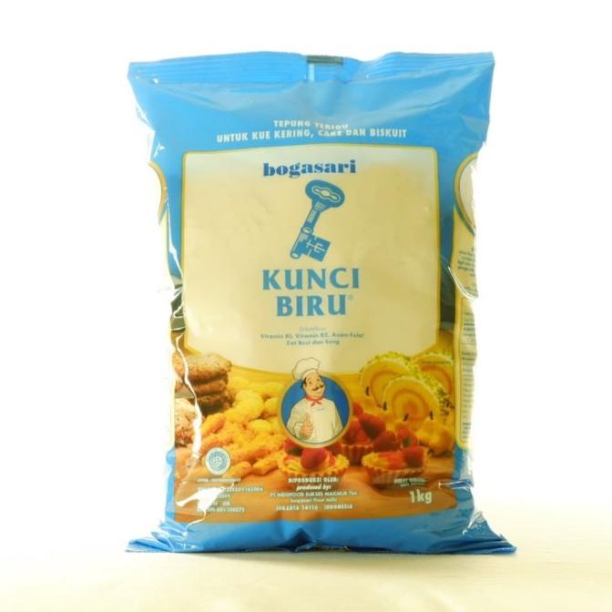 

Tepung terigu Kunci Biru 1kg