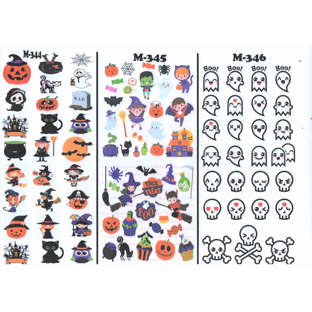 Edible Stamp / Edible Stamp / Stiker Makanan Hallowen 1