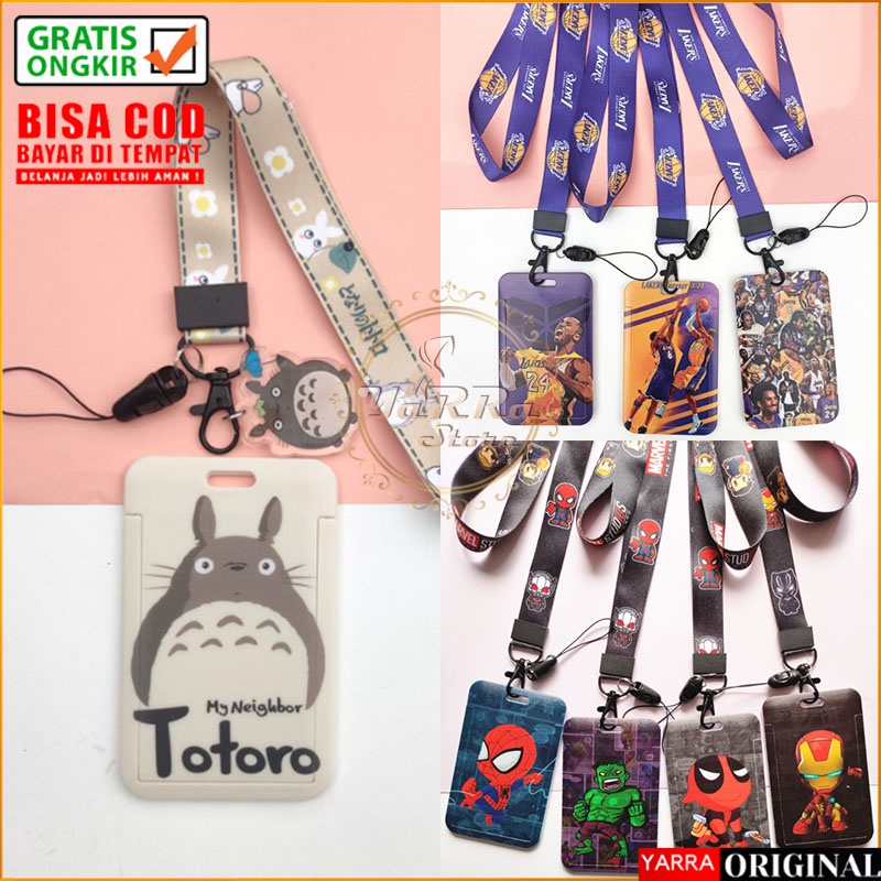 

Name Tag Id Card Holder Korea Motif Kartun Hardcase Aksesoris Tempat Kartu kualitas bahan terbaik GTG