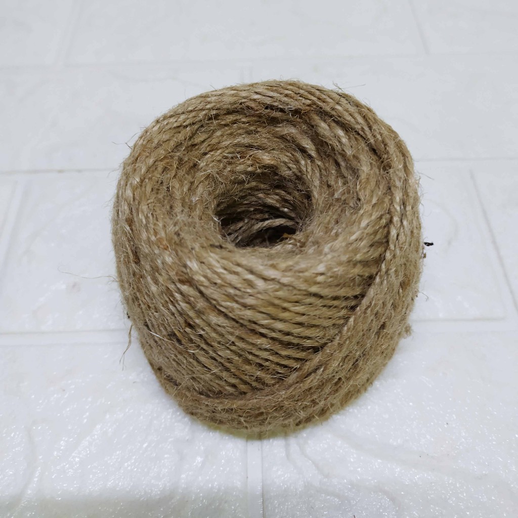 Tali Rami 2 PLY Tali Burlap Serbaguna Bahan Kerajinan Tangan