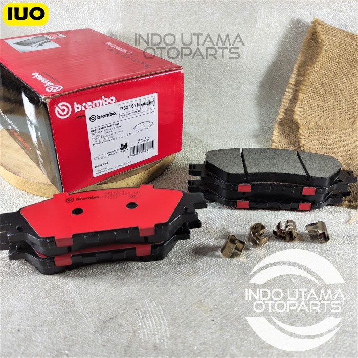 Kampas Rem Depan New Innova Reborn Hilux Revo Brake Pad BREMBO P83167N