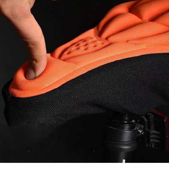 ◘ Alas Bantalan/Kover Sadel Duduk Sepeda Berbahan Lembut Sepeda Gunung 3D Sarung Bantal Kursi Sepeda