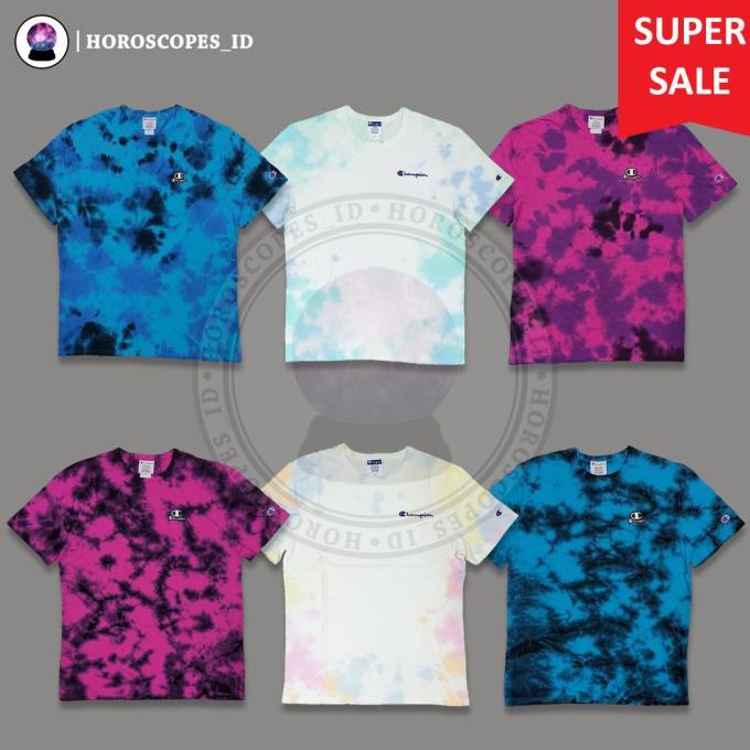 Kaos Champion Tee Tie Dye Original