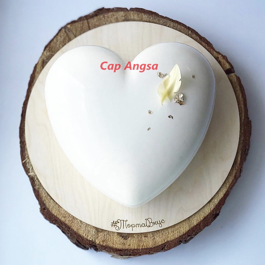 3D SILICON MOULD HEART CETAKAN SILIKON HATI LOVE LOYANG TART COKLAT FONDANT SILICONE MOLD PINATA MOUSSE CAKE