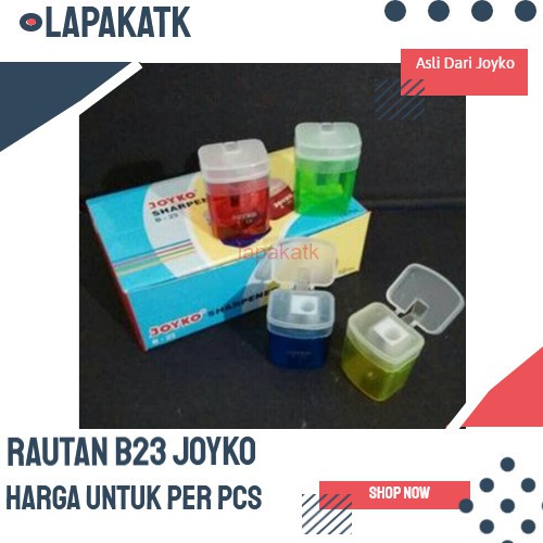 

PROMO Joyko Sharpener / Rautan Pensil Joyko B23 +