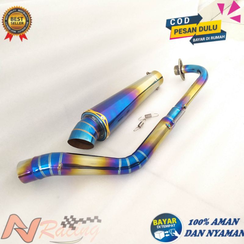 Knalpot kou jupiter, vega, supra, smash dll