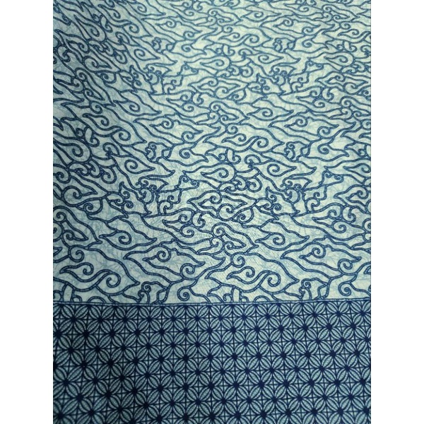 Kain Batik Katun Meteran Motif Mega Mendung