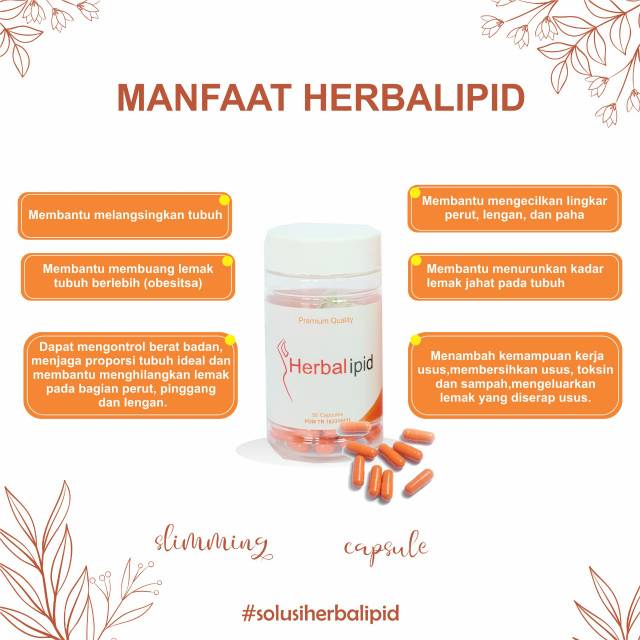 Herbalipid Pelangsing Dengan Formula 5x Lebih Kuat Dari Produk Sejenisnya Shopee Indonesia